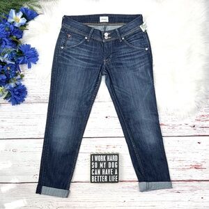 👖|•HUDSON•| Collin Flap Skinny Crop Jeans Size 26👖